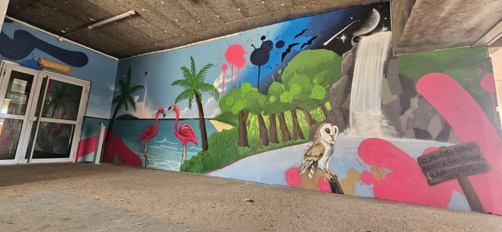 Atelier graffiti au collège d'Agde
