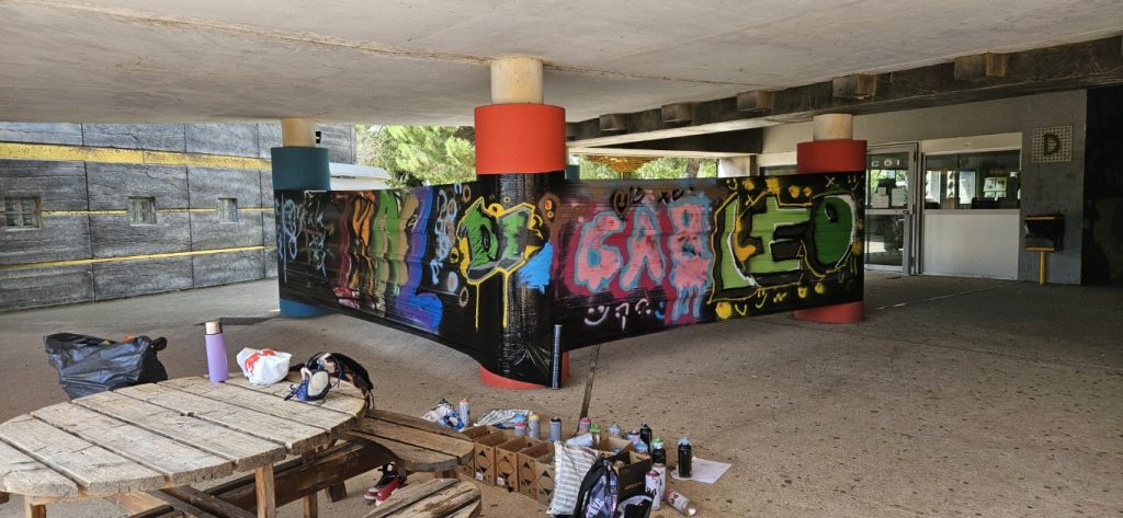 Atelier graffiti au collège d'Agde — photo 2