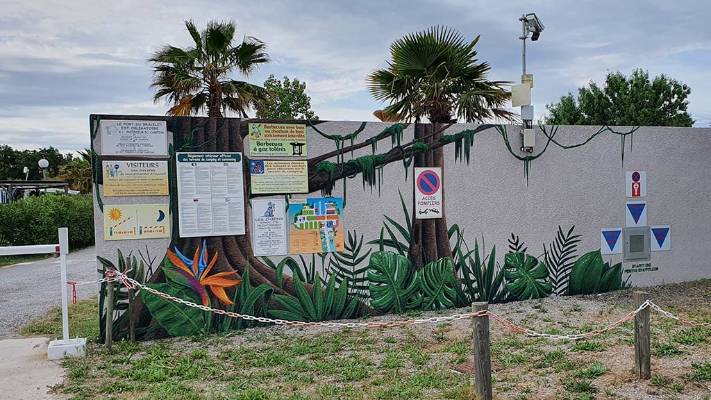 Camping de la Pépinière — Entrée
