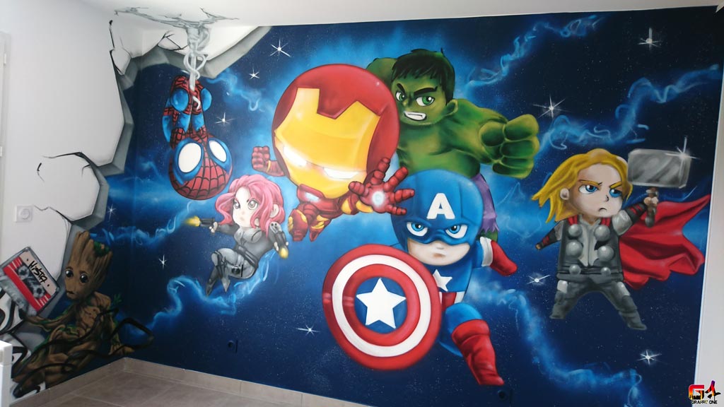 Chambre Baby Avengers