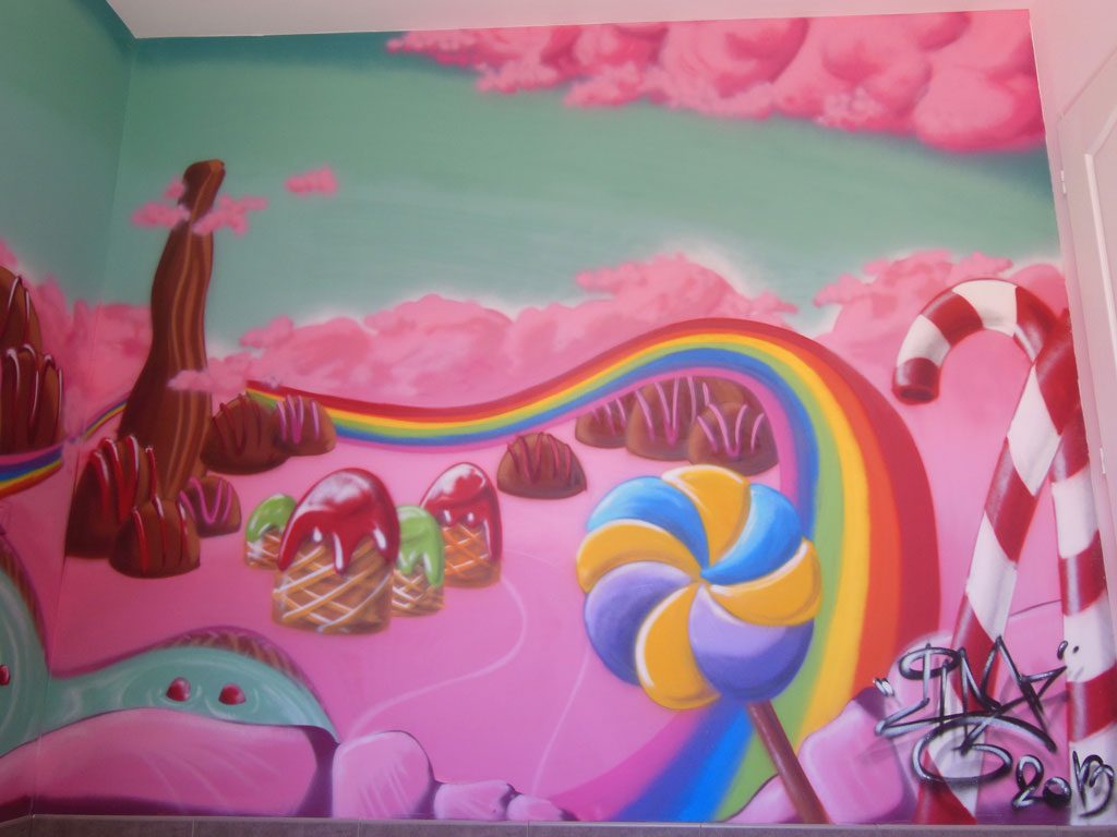 Chambre bonbons arc-en-ciel — photo 3