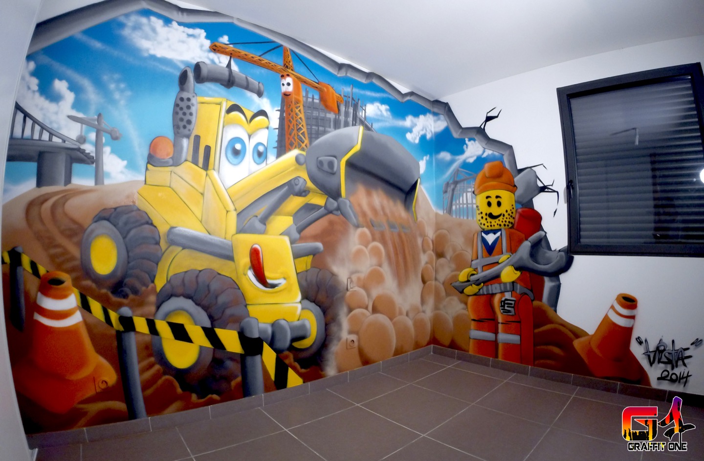 Chambre de garçon — Le chantier