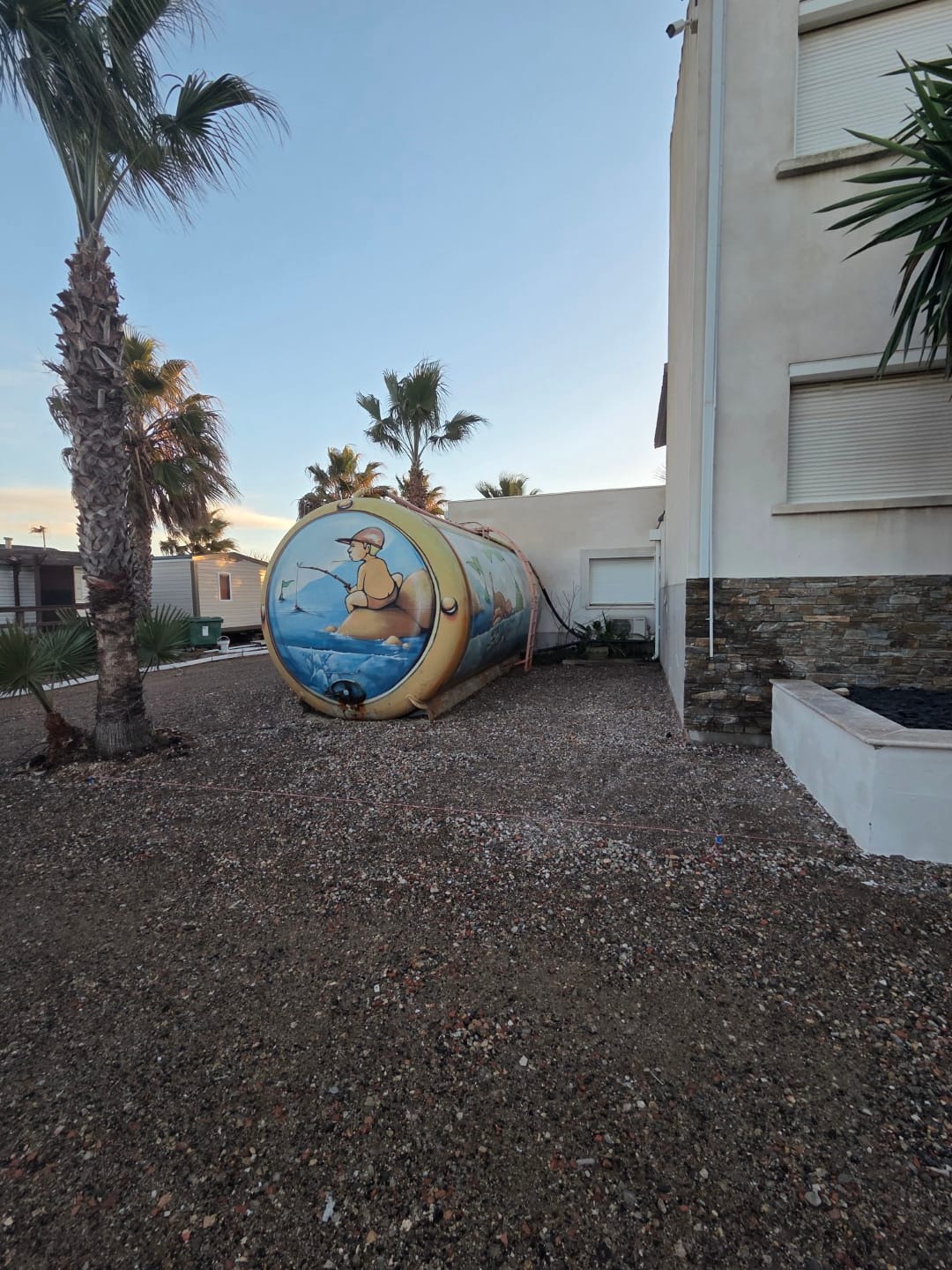 La cuve d'eau du Camping Bleu Marine — photo 4