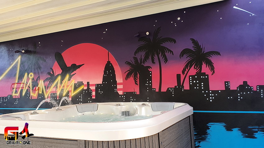 Déco graffiti Miami — photo 3