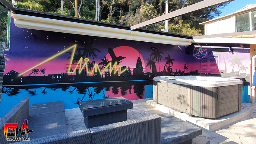 Déco graffiti Miami — photo 6