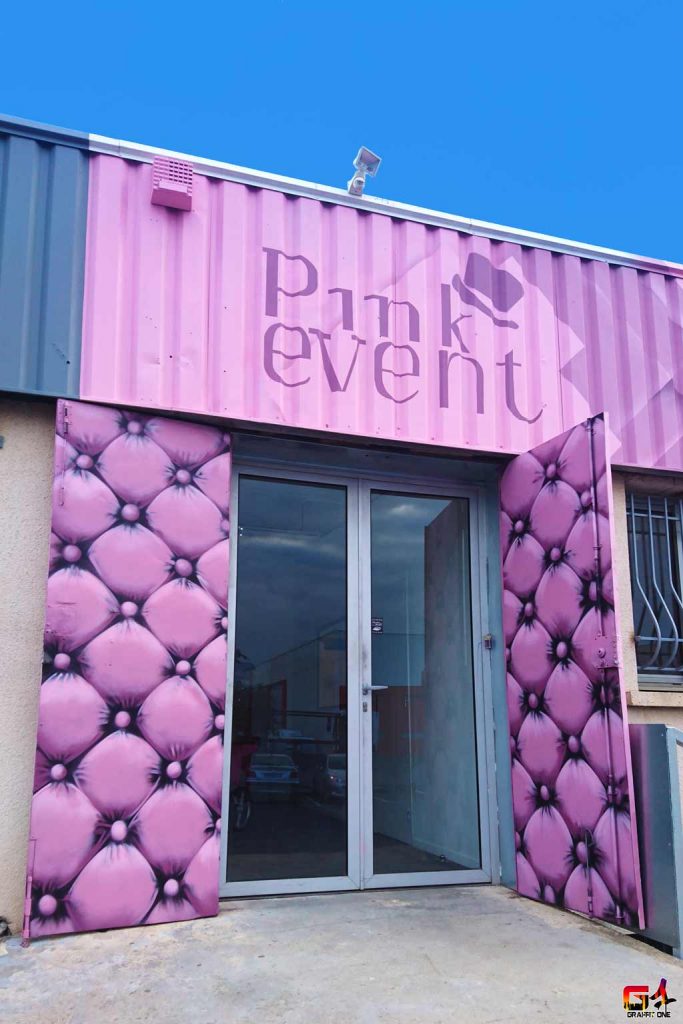 Fresque murale Pink Event — photo 3