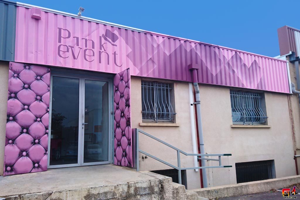 Fresque murale Pink Event — photo 2