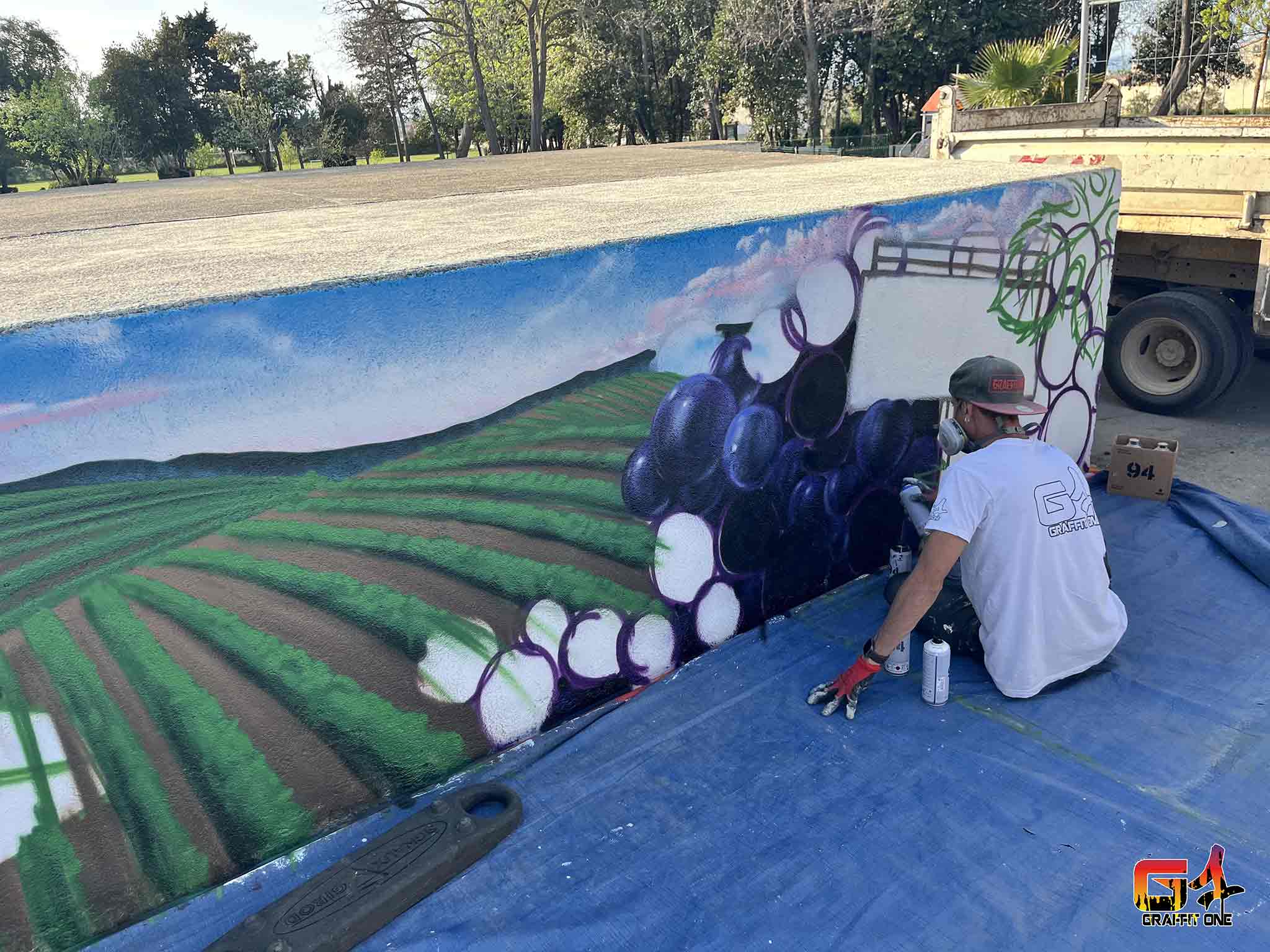 Fresque murale artistique — Vinassan — photo 7