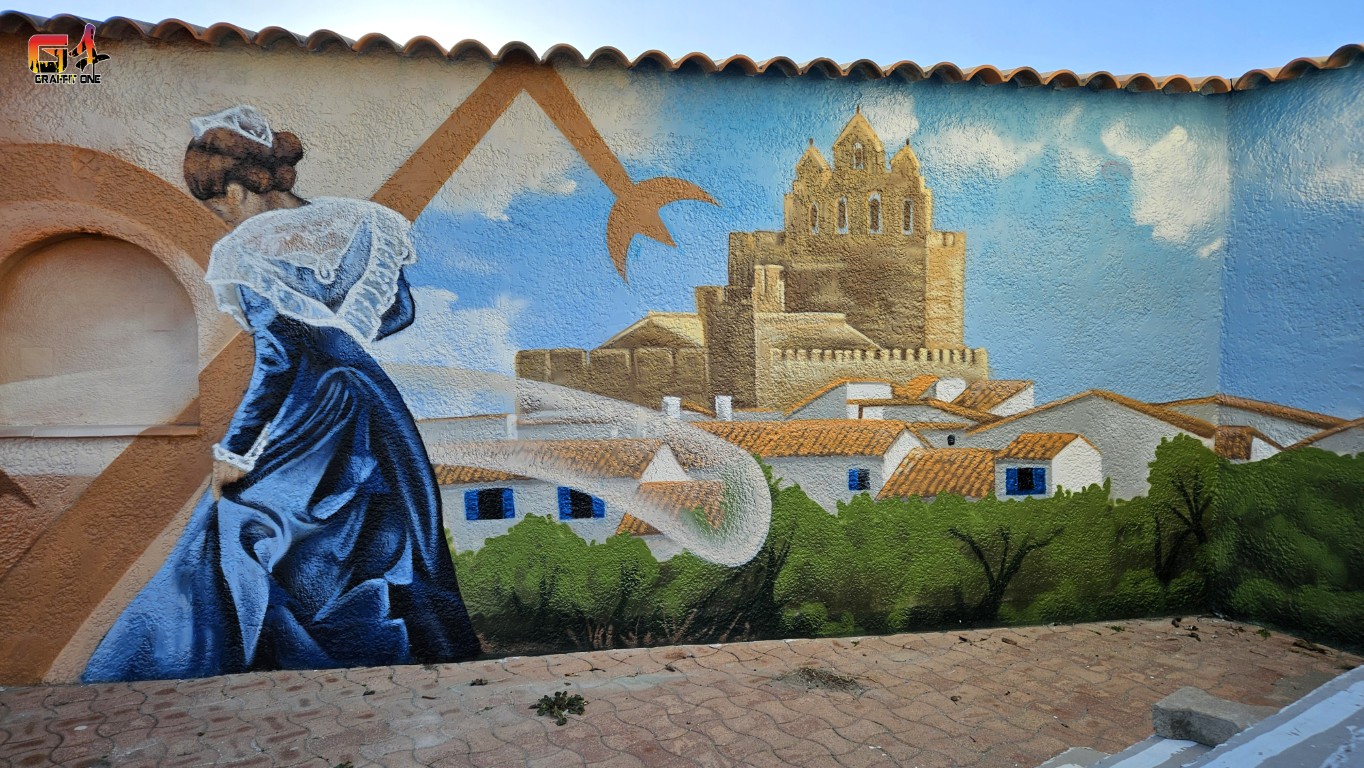 Fresque murale en Camargue — photo 1