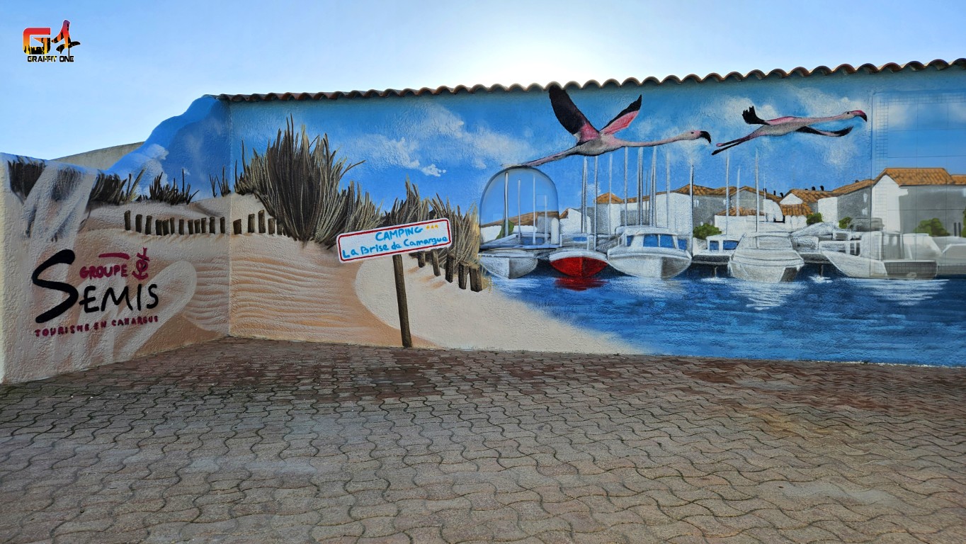 Fresque murale en Camargue — photo 3
