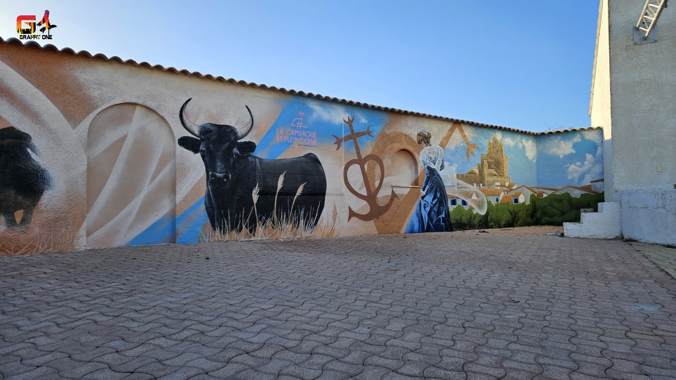Fresque murale en Camargue — photo 4