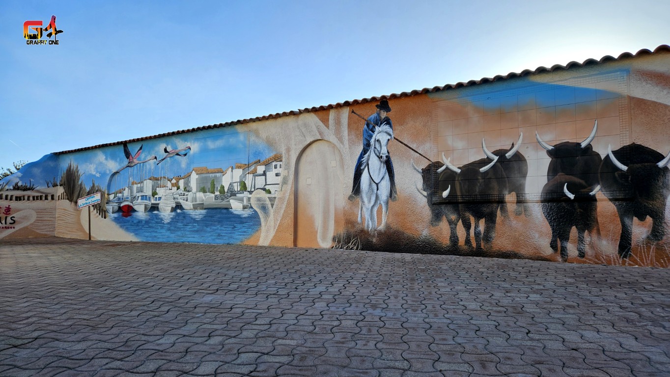 Fresque murale en Camargue — photo 5