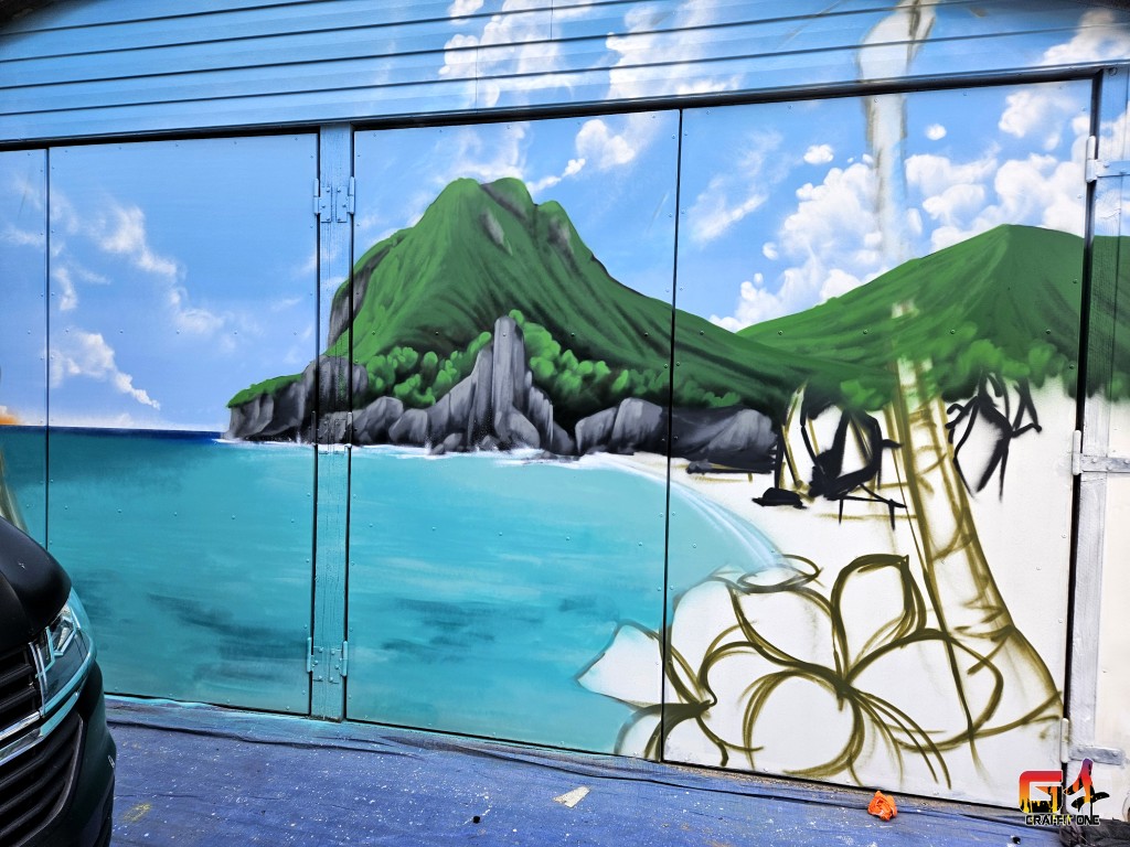 Fresque île de Pâques — Camping Cayola — photo 4
