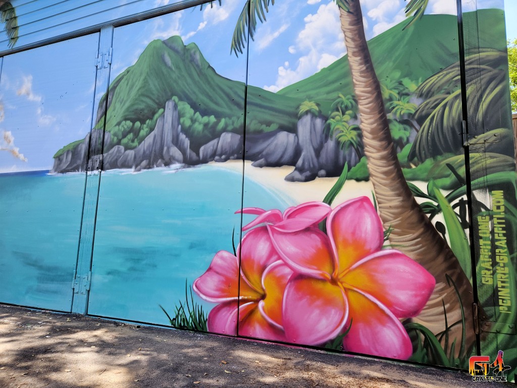 Fresque île de Pâques — Camping Cayola — photo 5