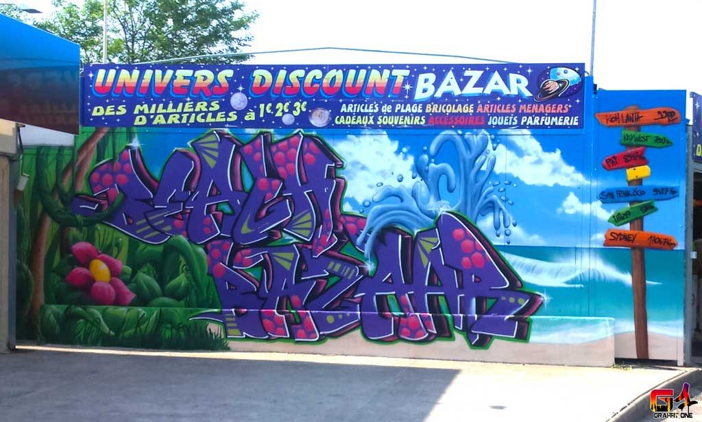 La fresque du Beach Bazaar — photo 3