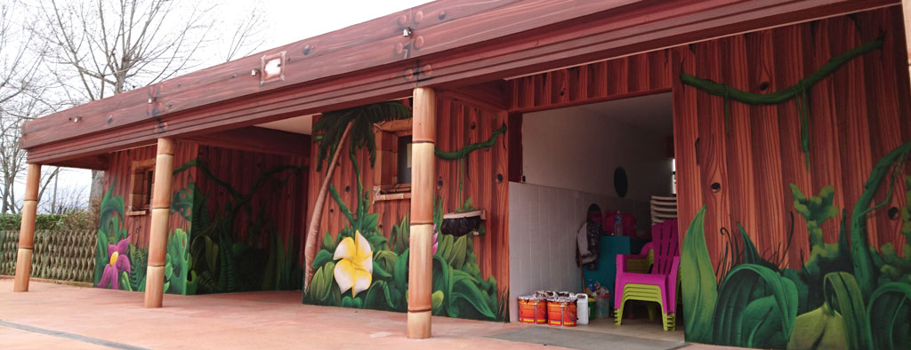 La piscine tropicale des Salisses