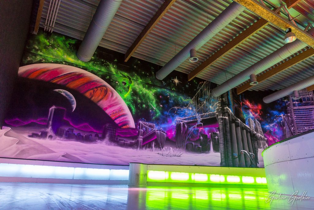 Patinoire Végapolis — fresque 500 m² — photo 17