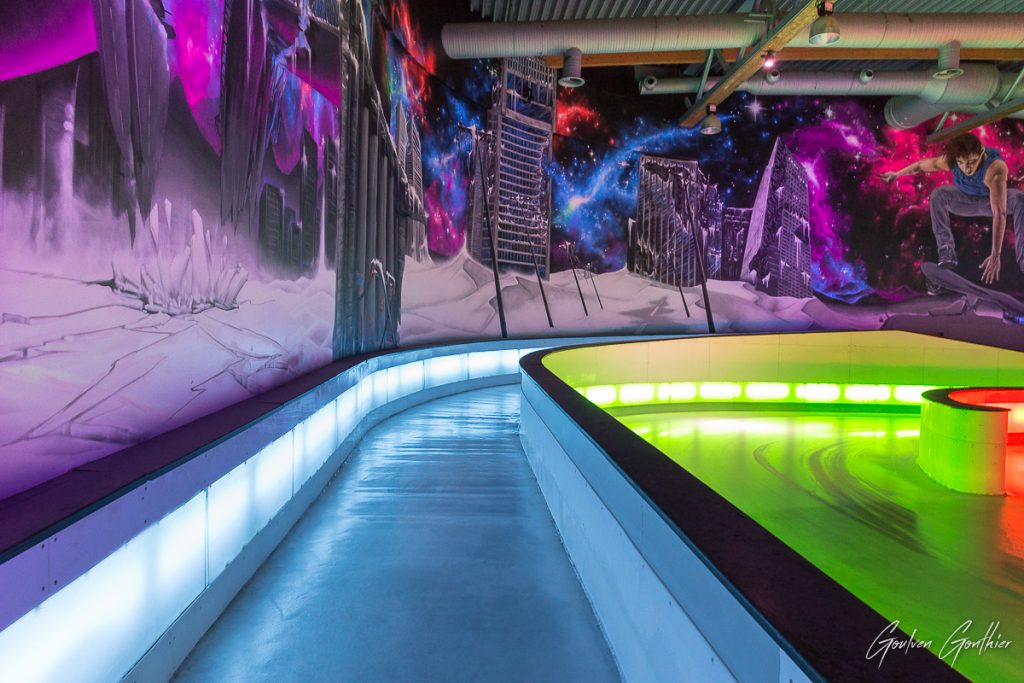 Patinoire Végapolis — fresque 500 m² — photo 4