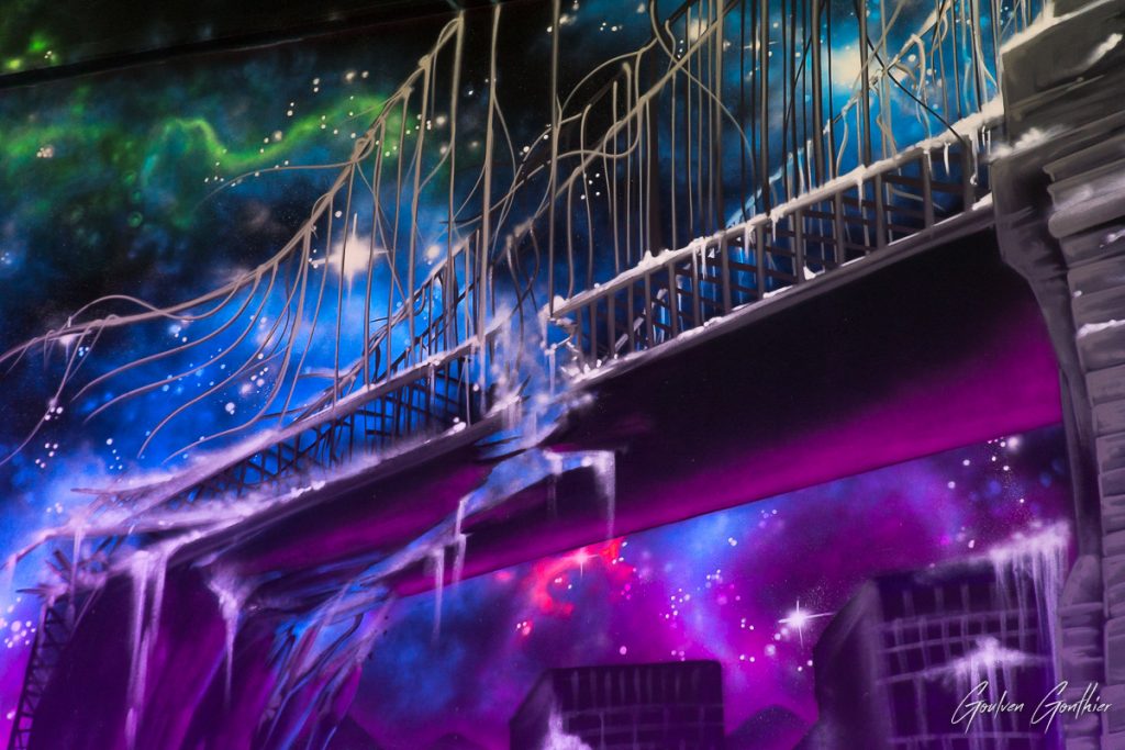 Patinoire Végapolis — fresque 500 m² — photo 6