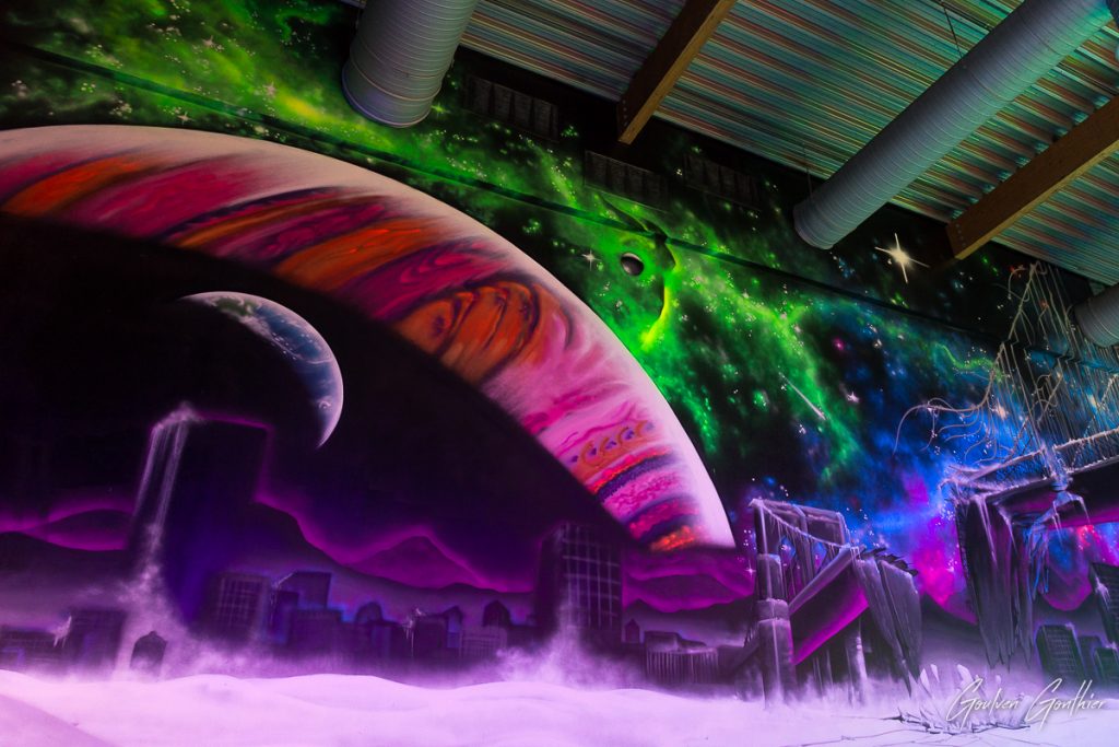 Patinoire Végapolis — fresque 500 m² — photo 8