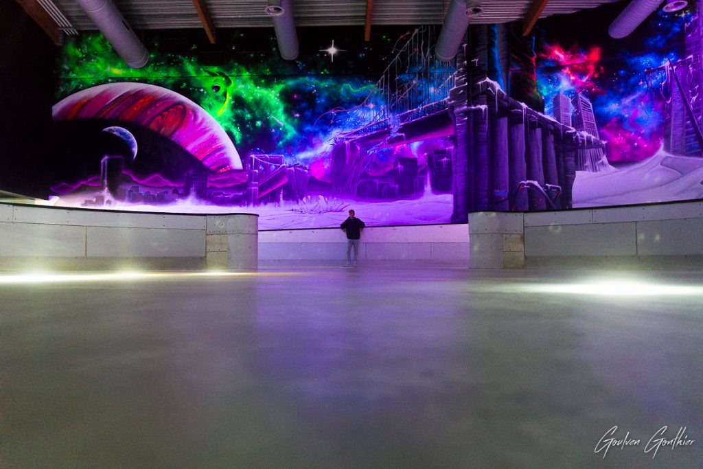 Patinoire Végapolis — fresque 500 m² — photo 16