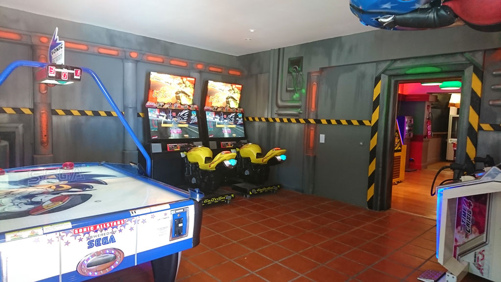 Salle de jeux arcade au camping Lac des Rêves