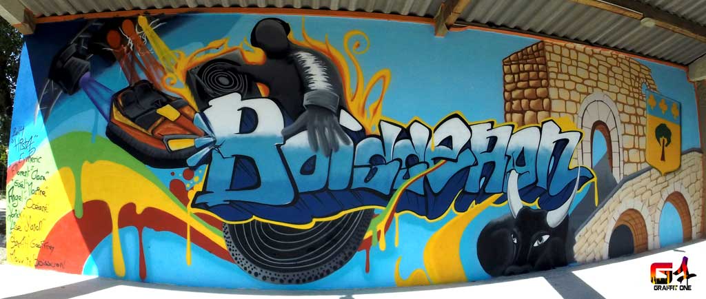 Stage d'initiation au graffiti à Boisseron