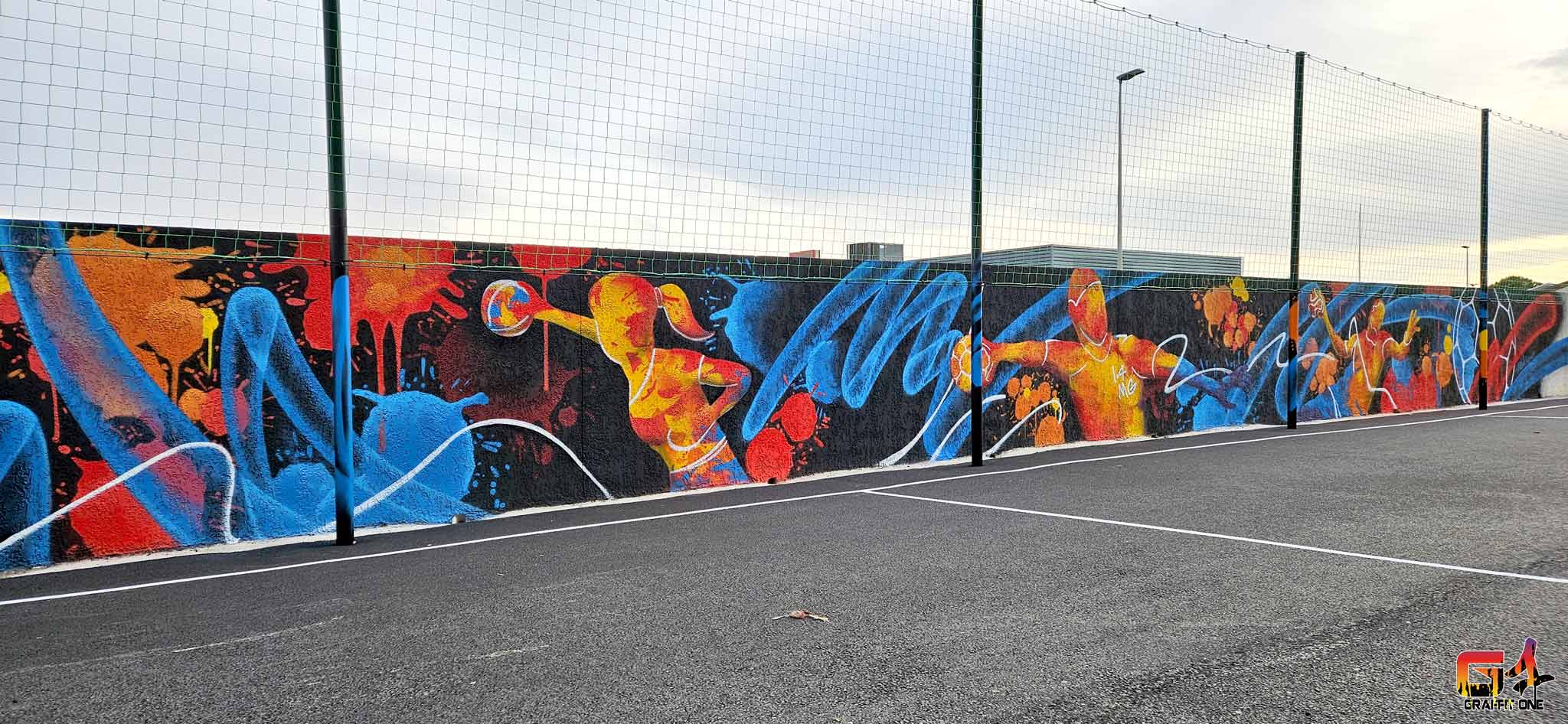 Street art — terrain de Hand à 4 de Lattes — photo 3