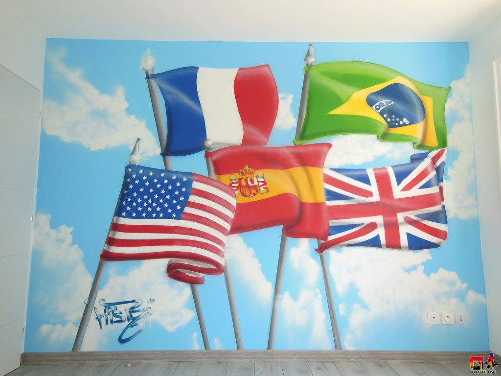 graffiti chambre enfant a montpellier